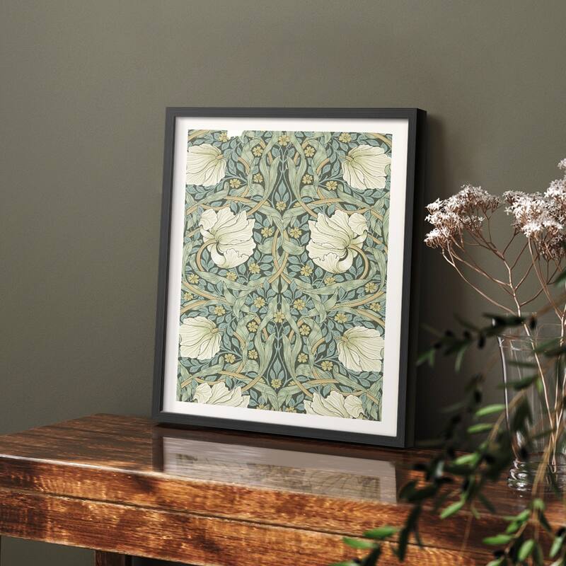 Vintage Abstract Print XXVIII -Framed Print