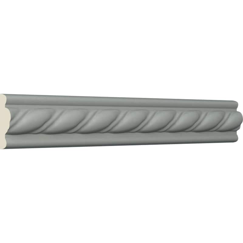 1 1/8"H x 3/8"P x 94 1/2"L Crendon Roped Panel Moulding