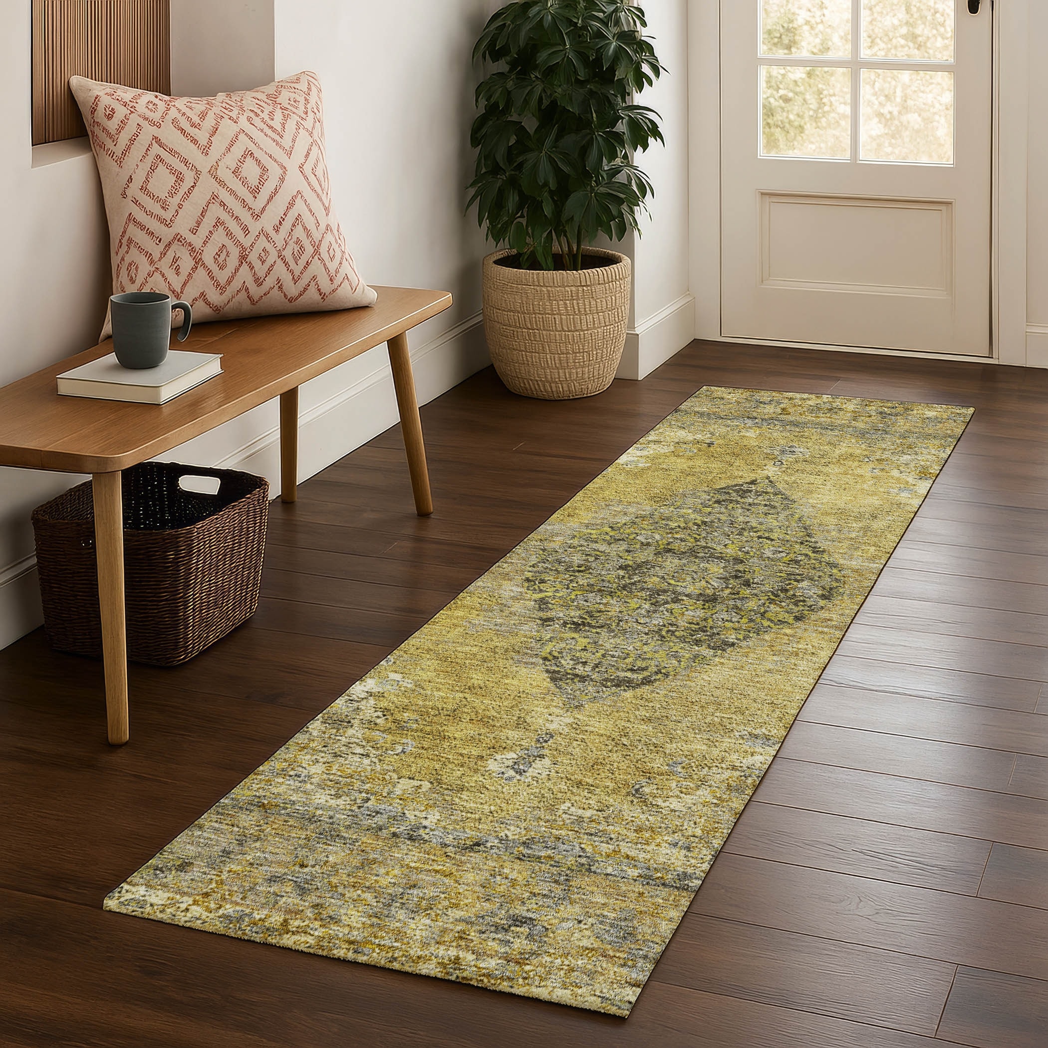 Premium Washable Super Soft Vintage Traditional Mayfield Rug