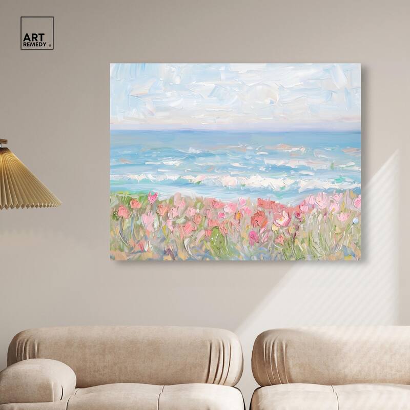 Waves of Peace Canvas by Art Remedy, Gallery Wrapped