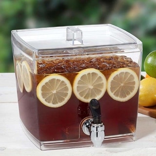 CreativeWare Beverage Dispenser with No Base Sleeve, 1.5 gallon