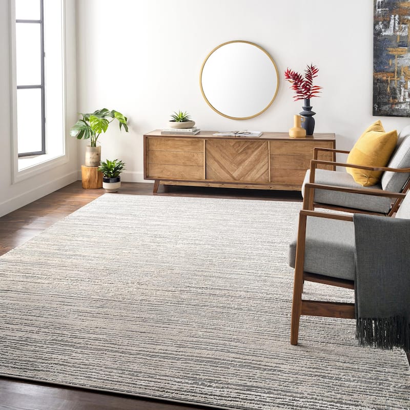 Livabliss Tibetan Mid-Century Abstract Area Rug