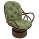 preview thumbnail 1 of 0, 48-inch by 24-inch Twill Indoor Seat/Back Rocker Cushion (Cushion Only) - 48 x 24 Sage