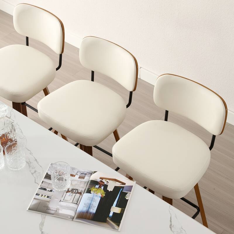 26"/29" Swivel Bar Stools/ Counter Stools with Bentwood Legs