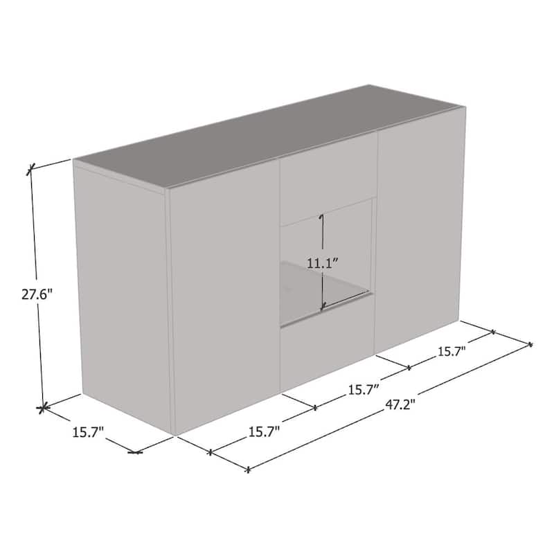Fly Type-SBII Wall Mounted Floating Sideboard