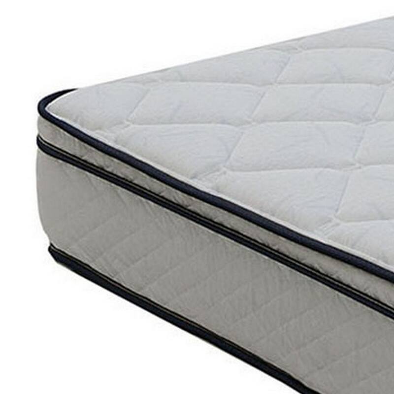 Lim 9 Inch Soft Bonnell Coil California King Mattress with Euro Top, Foam