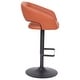 preview thumbnail 92 of 178, Vinyl Adjustable Height Barstool with Rounded Mid-Back