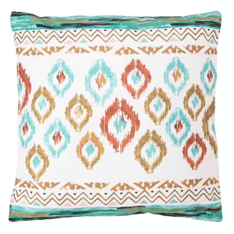 SAFAVIEH 18" Indoor/Outdoor Abela Pillow