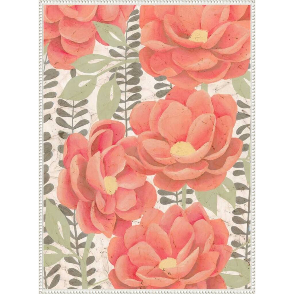 Summer Gardens No. 1 by Grace Popp Framed Canvas Wall Art Print