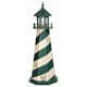 Cape Hatteras Turf Green and Ivory Hybrid Poly and Wood Lighthouse ...