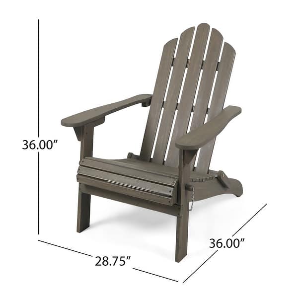 dimension image slide 1 of 9, Hollywood Outdoor Outdoor Acacia Wood Foldable Adirondack Chairs (Set of 2) by Christopher Knight Home