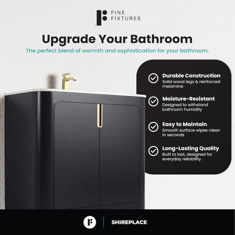 Fine Fixtures Shireplace Bathroom Vanity with Sink