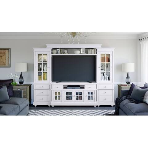 Hampton White Entertainment Center