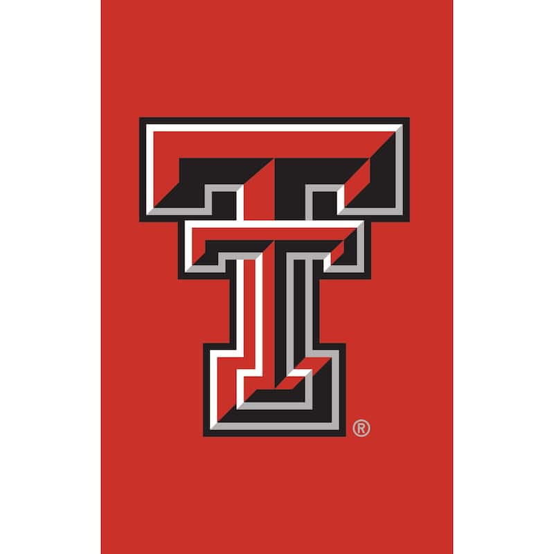 Applique Flag, House Size, Texas Tech University