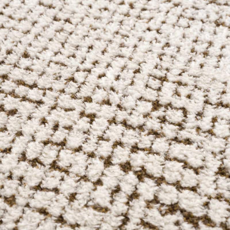 Hauteloom Keita Hallway, Kitchen Runner Rug - High Pile - Bone - 2'8" x 7'3"