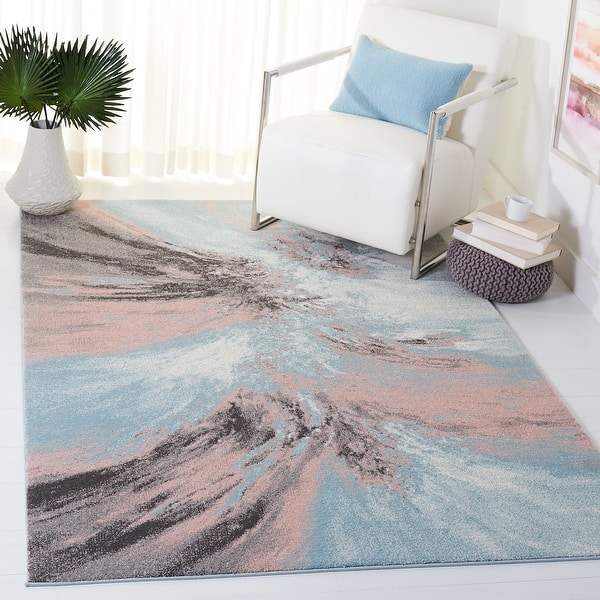 SAFAVIEH Glacier Latrina Modern Abstract Rug