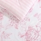 preview thumbnail 3 of 11, Laura Ashley Delphine Pink Cotton Comforter Reversible Set