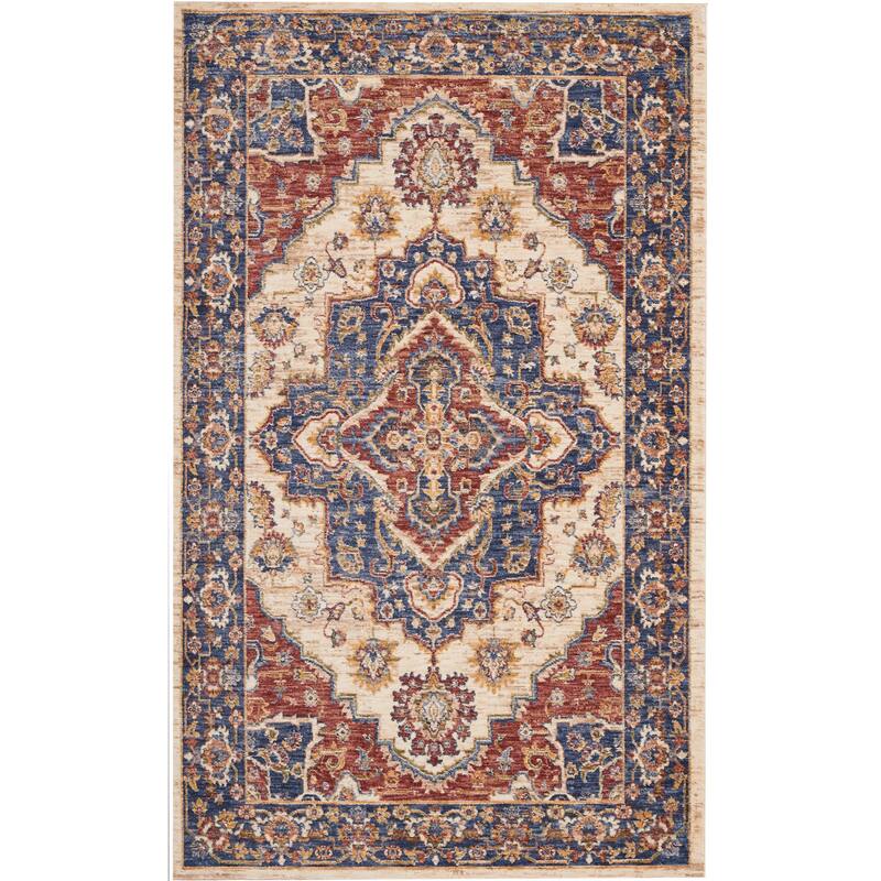 Nourison Reseda Persian Medallion Area Rug