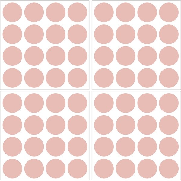 Brewster TWPK2667 WallPops Dots Wall Decorating Kit - Set of (2) - Pink