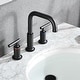 preview thumbnail 5 of 19, YASINU 8 Inch Luxury Widespread Bathroom Sink Faucet with Pop-Up Drain