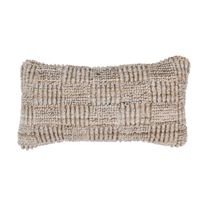 Villa by Classic Home Shades 14"x26" Recycled Fabric Throw Pillow