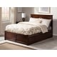 preview thumbnail 6 of 61, AFI Madison Full Size Platform Bed with Footboard & Full Trundle