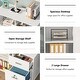 preview thumbnail 4 of 17, Mobile Lateral File Pedesta, 2 Drawer File Cabinet with Lock