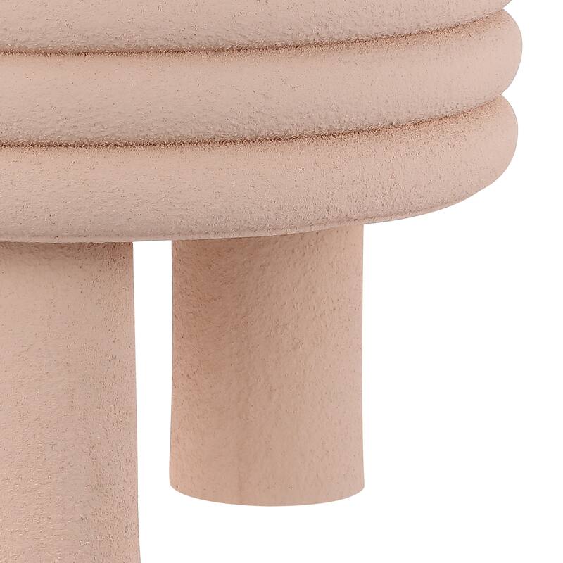 Evans 13.5" Contemporary Minimalist Curvy Low Accent Table , by JONATHAN Y