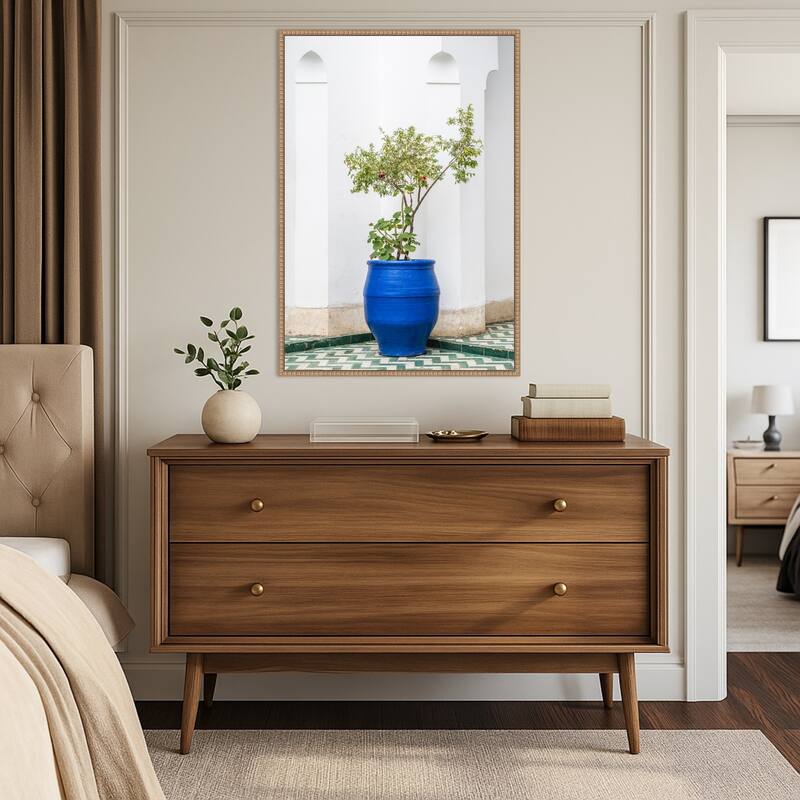 Apple Tree in Morocco by Photolovers Framed Canvas Wall Art Print