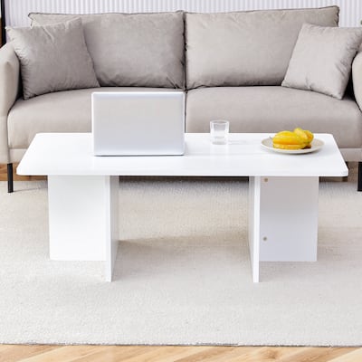 Mdf Coffee Table - Modern Luxury,Stable Triangular Support.The Coffee Table Is Made Of Medium Density Fiberboard Material