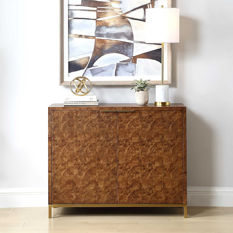 Uttermost Jethro Burl 2 Door Cabinet