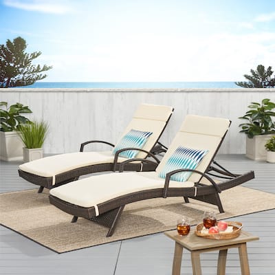 Vilano Outdoor Cushioned Lounge Chair (Set of 2) by Havenside Home