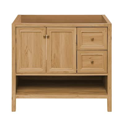 Chateau 36" Bathroom Vanity In Natural Oak - Cabinet