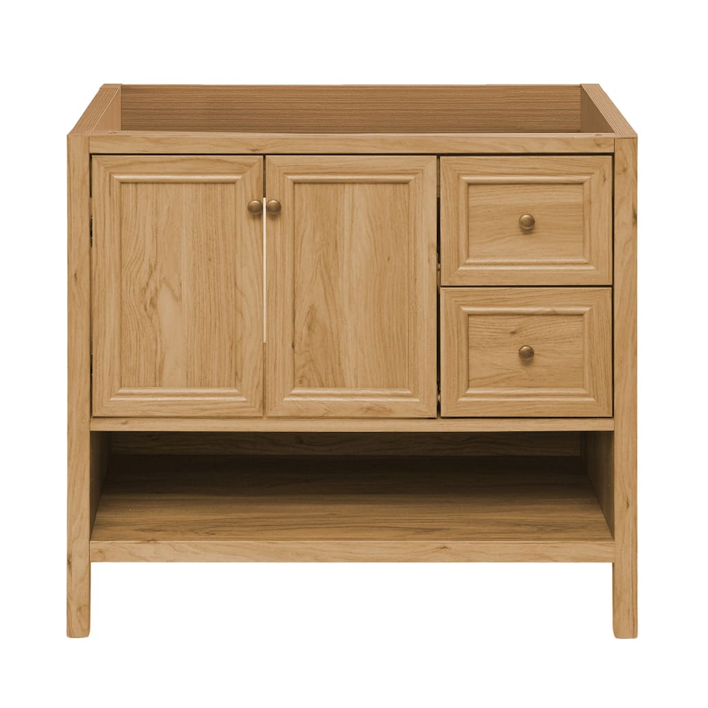 Chateau 36" Bathroom Vanity In Natural Oak - Cabinet