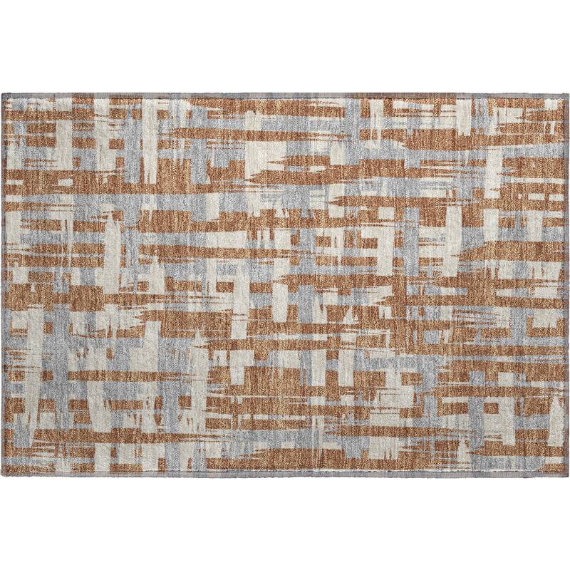 Premium Washable Super Soft Contemporary Plaid Mayfield Rug