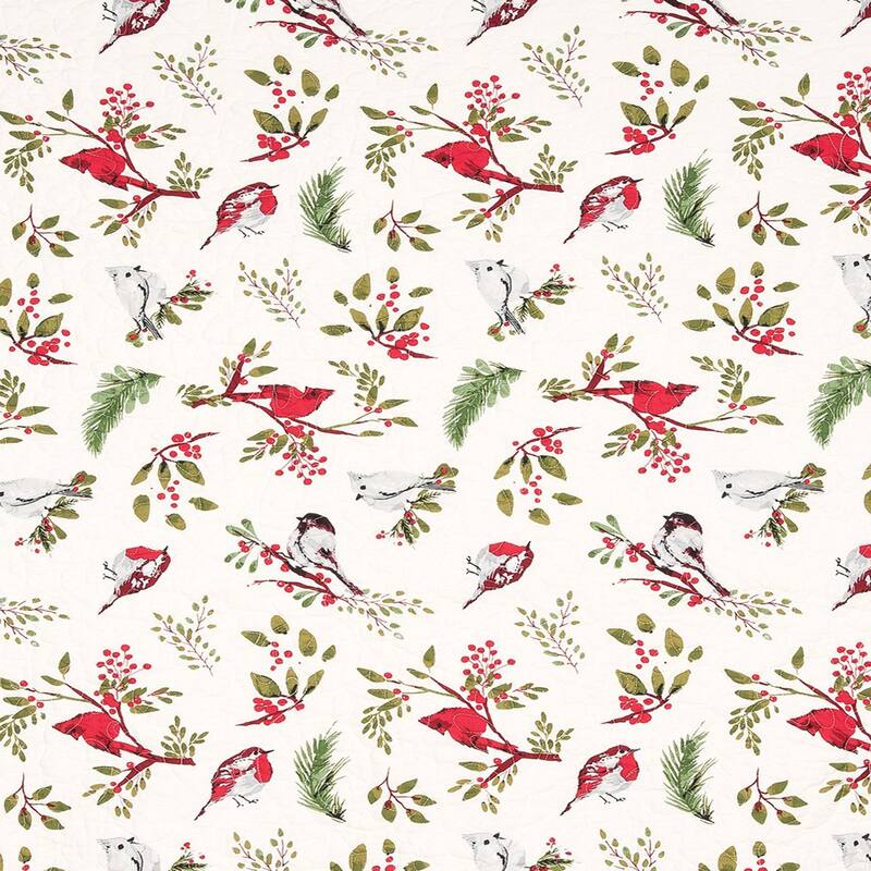 Sprig Birds 48" x 60" Throw Blanket
