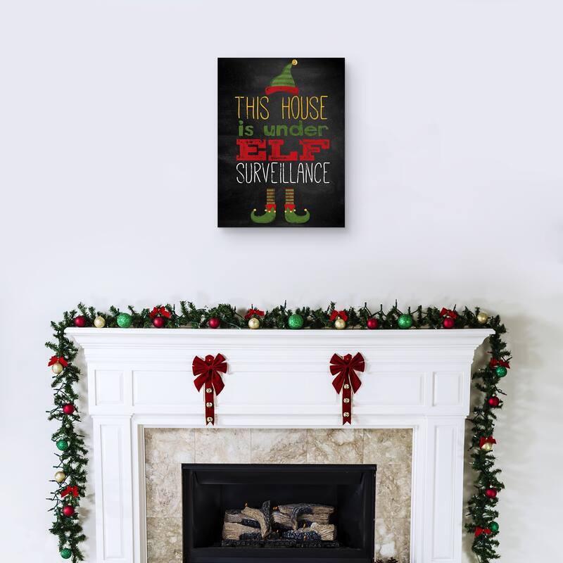 Elf Surveillance Canvas Art Print