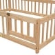preview thumbnail 109 of 109, Twin/Full Montessori Toddler Floor Bed Frame, Modern House-Shaped Bed Frame with Fence and Full-Length Guardrails for Girls Boys