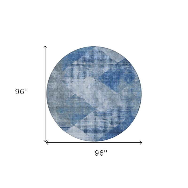HomeRoots Geometric Transitional Rectangle Outdoor Rug