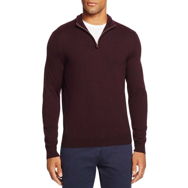 Download Shop Bloomingdales Mens Merino Wool Half Zip Mock Neck ...
