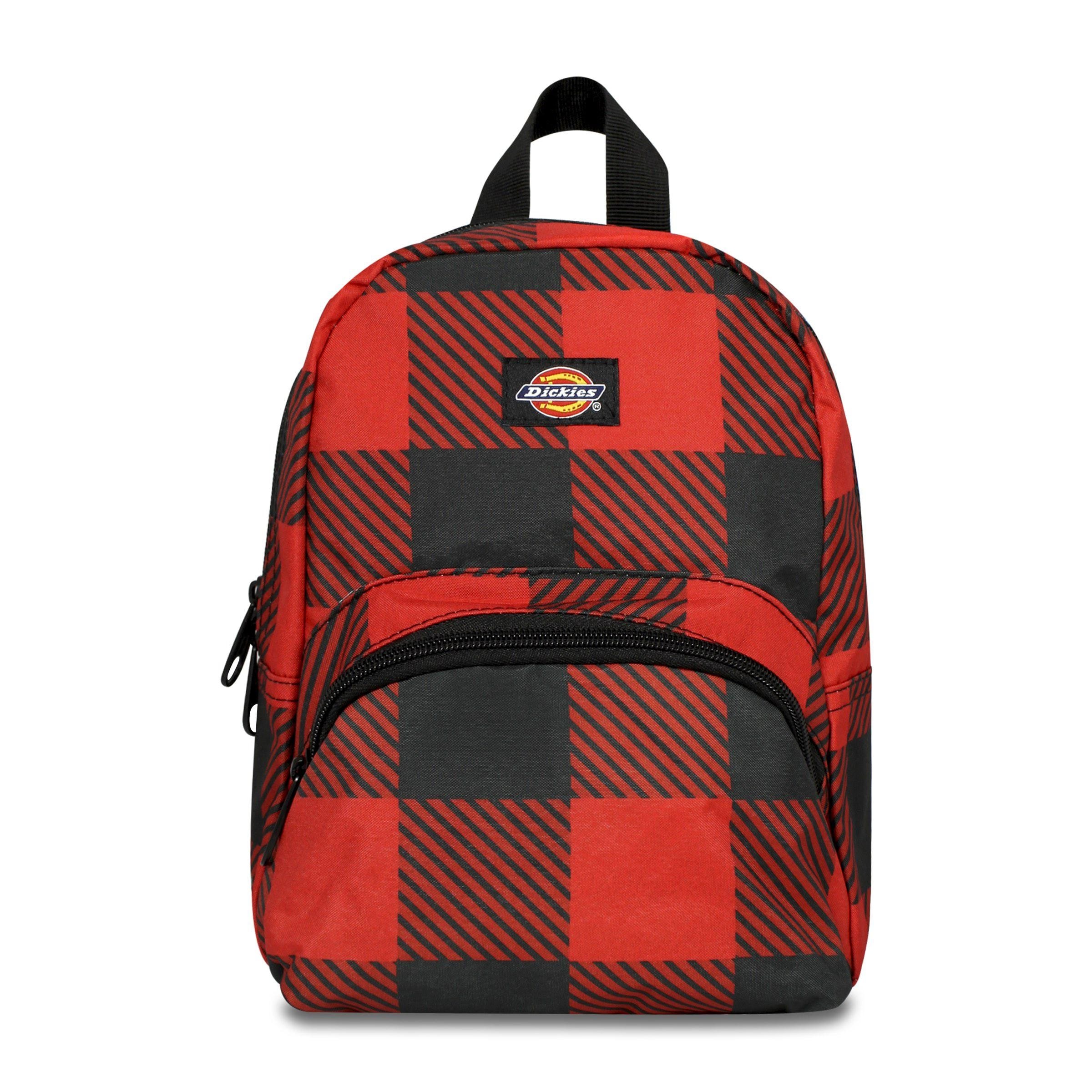 plaid backpack