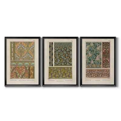 Nouveau Decorative VII Premium Framed Canvas - Ready to Hang - Multi-Color