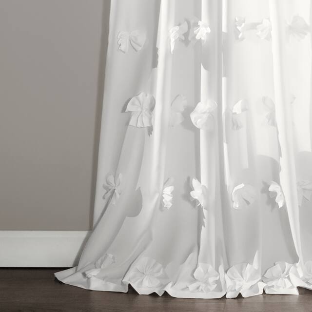 Silver Orchid Turpin Single Window Curtain Panel