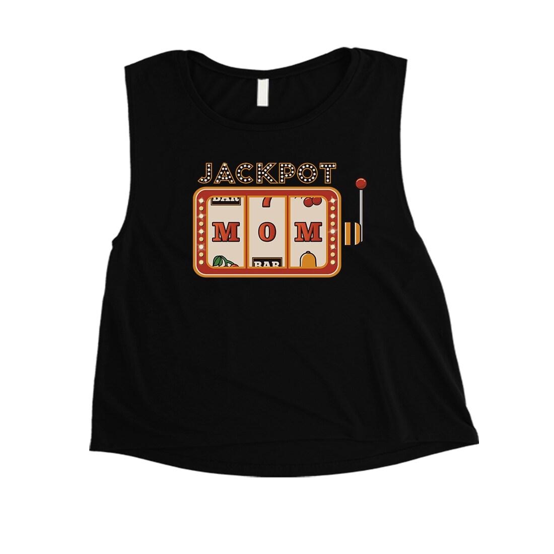 Shop Jackpot Mom Womens Black Crop Shirts Cute Workout Mom Gift Shirt Overstock 27657627