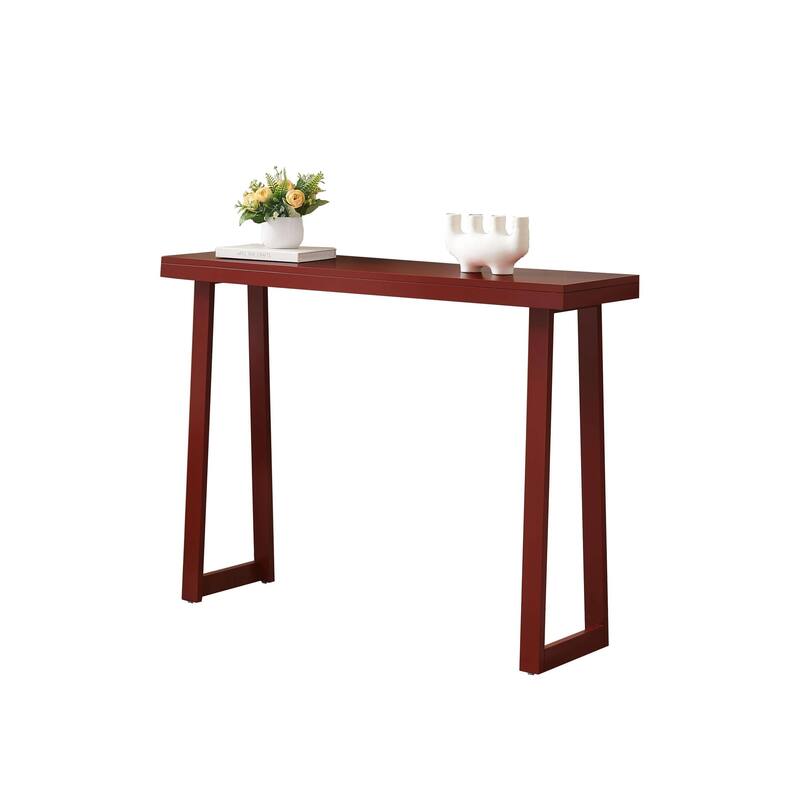 Claude Collection Wood 44" Modern Console Table with Shelf