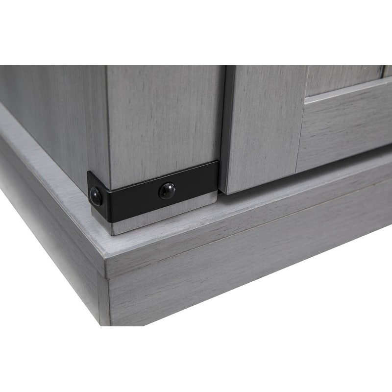 32" Compact TV Stand for 40" TVs w/ Barn Door Design - 32" in Width