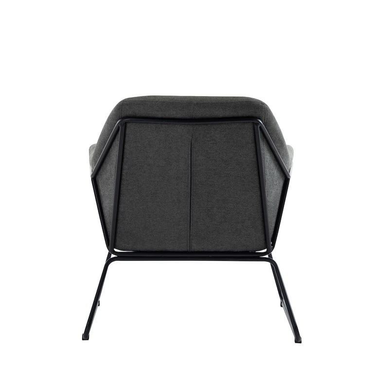 Porthos Home Kylen Accent Chair, Polyester Upholstery, Metal Legs