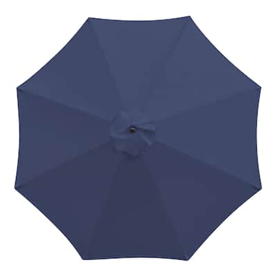 10ft 8 Ribs Patio Hanging Offset Umbrella Replacement Canopy, Canopy Only