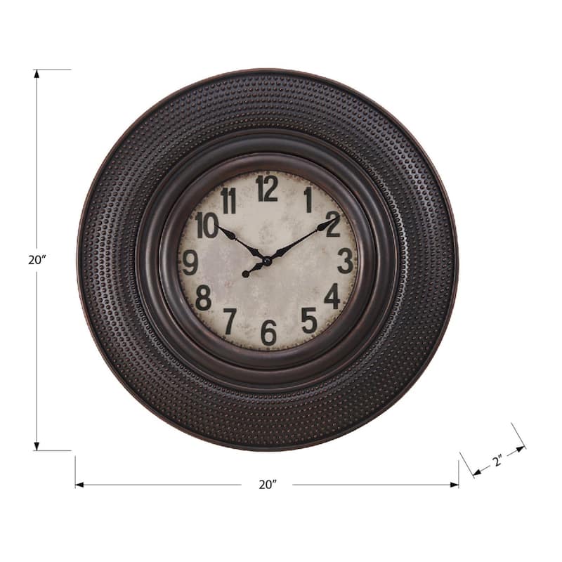 20" Round Wall Clock