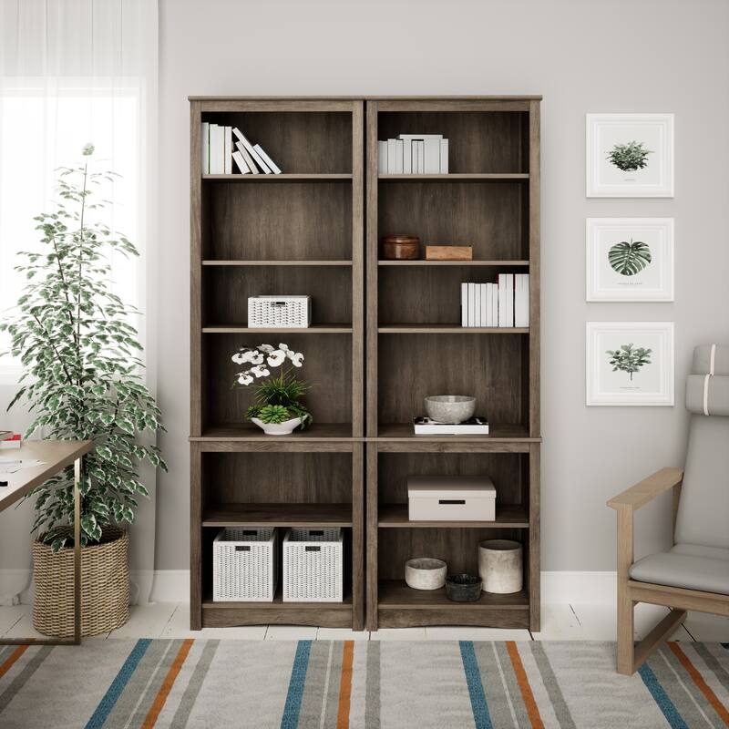 Prepac Tall 6-Shelf Bookcase - 26.25" W x 80" H x 14.5" D
